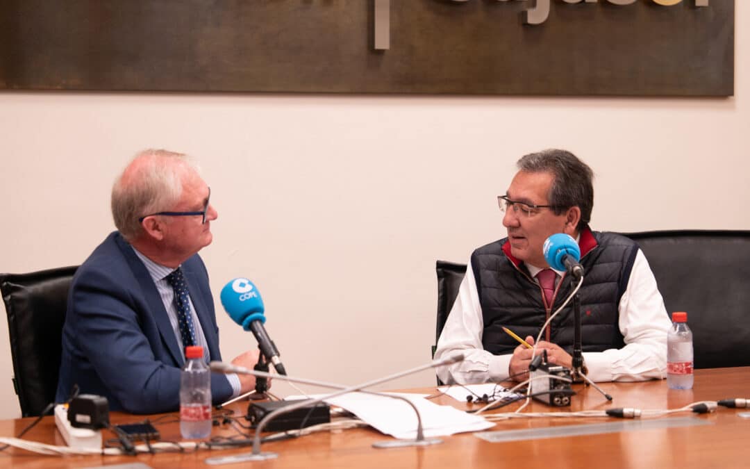 Herrera en Cope en Sevilla, en la Fundación Cajasol