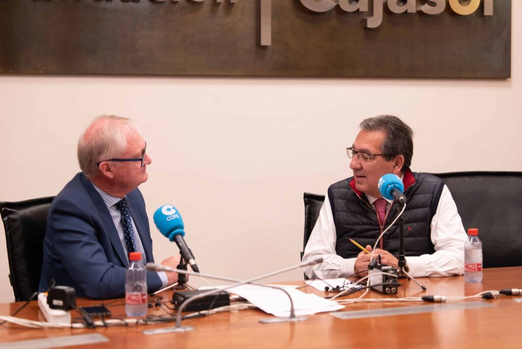 Herrera en Cope en Sevilla, en la Fundación Cajasol