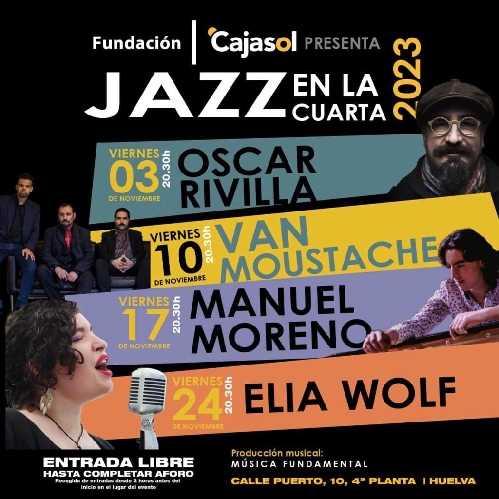 Vuelve Jazz en la Cuarta a la Fundación Cajasol en Huelva