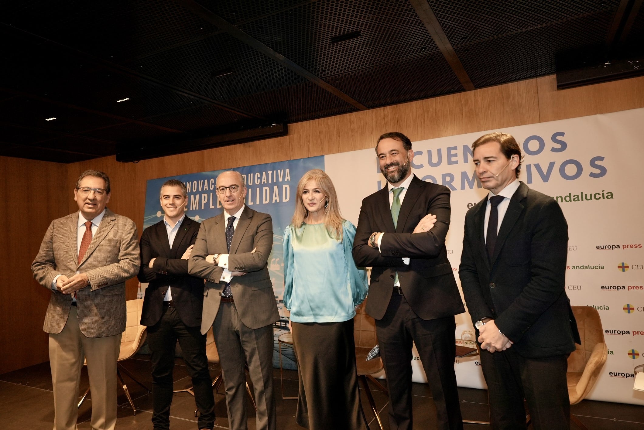 Antonio Pulido y Patricia del Pozo en el Encuentro Informativo Innovación Educativa y Empleabilidad