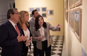 Antonio Pulido y Pilar Miranda inauguran la muestra Picasso Linograbador