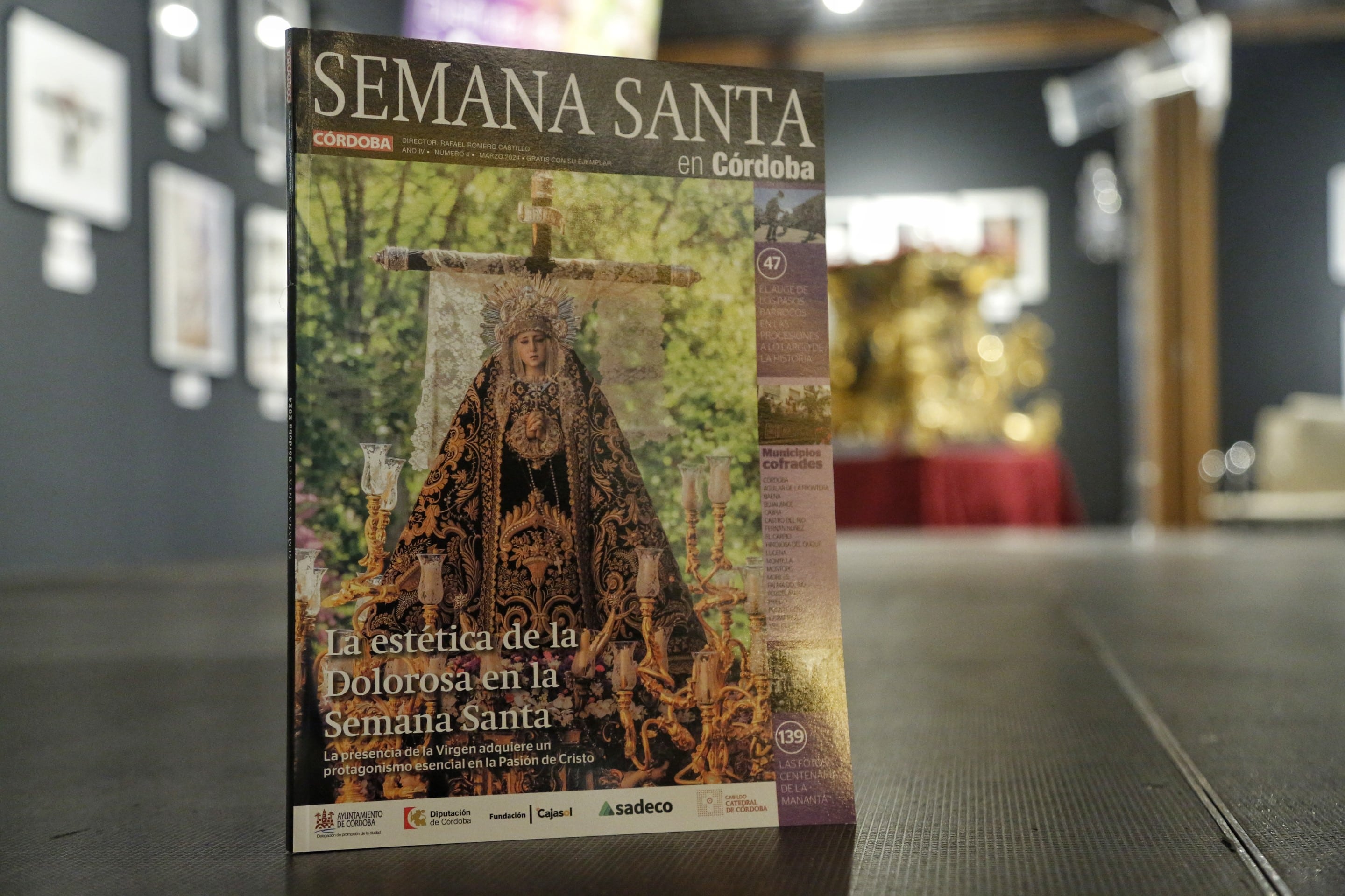 Antonio Pulido asiste a la presentación de la revista 'Semana Santa en Córdoba' de Diario Córdoba