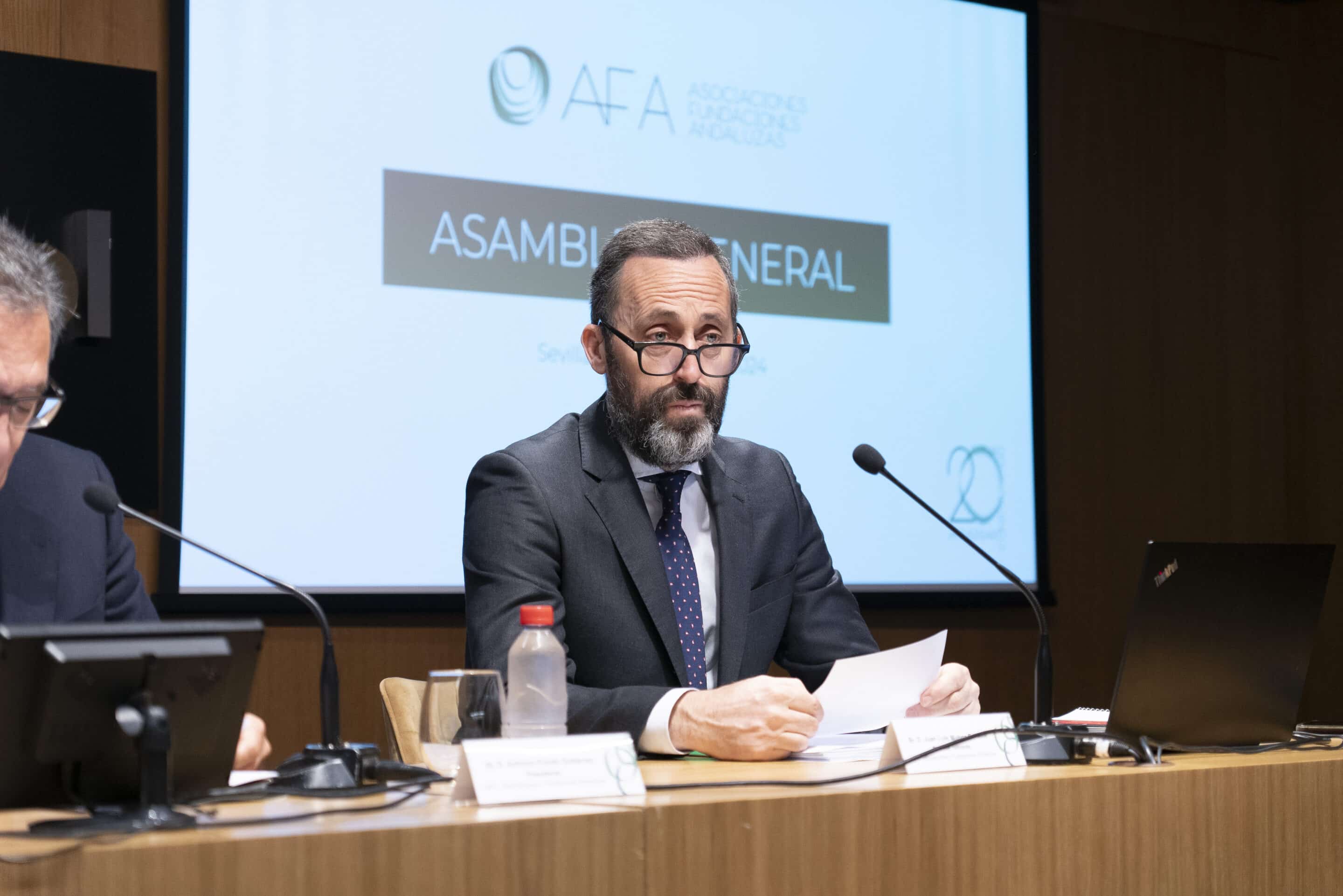 Antonio Pulido, reelegido presidente de Asociación de Fundaciones Andaluzas (AFA)