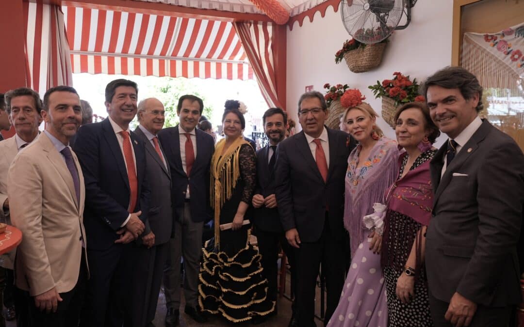 Éxito y lleno absoluto en la Recepción Institucional de la Fundación Cajasol en la Feria de Sevilla