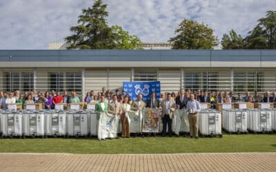 Giahsa y Fundación Cajasol distribuyen casi 10.000 botellas de aluminio reutilizables entre 16 hermandades rocieras de la provincia