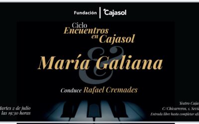 La actriz María Galiana participará en la próxima sesión de ‘Encuentros en Cajasol’