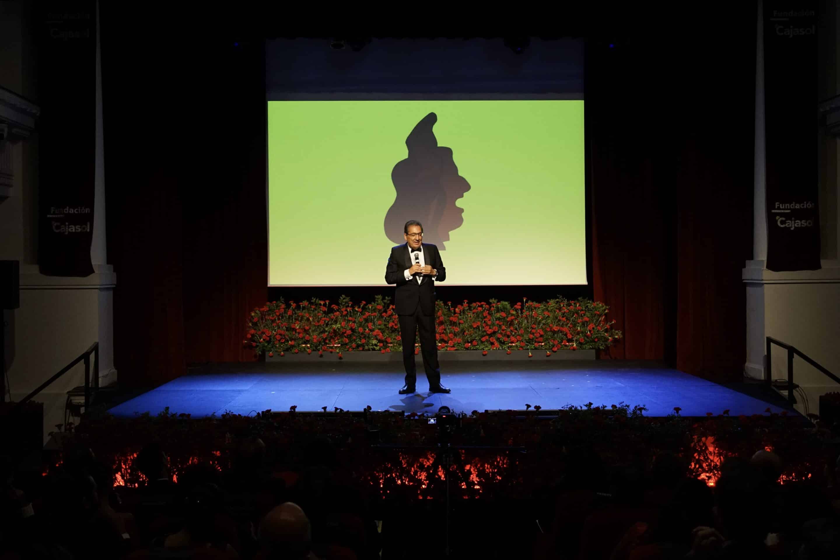 Antonio Pulido en los Premios del Flamenco Cajasol, compromiso con el arte flamenco