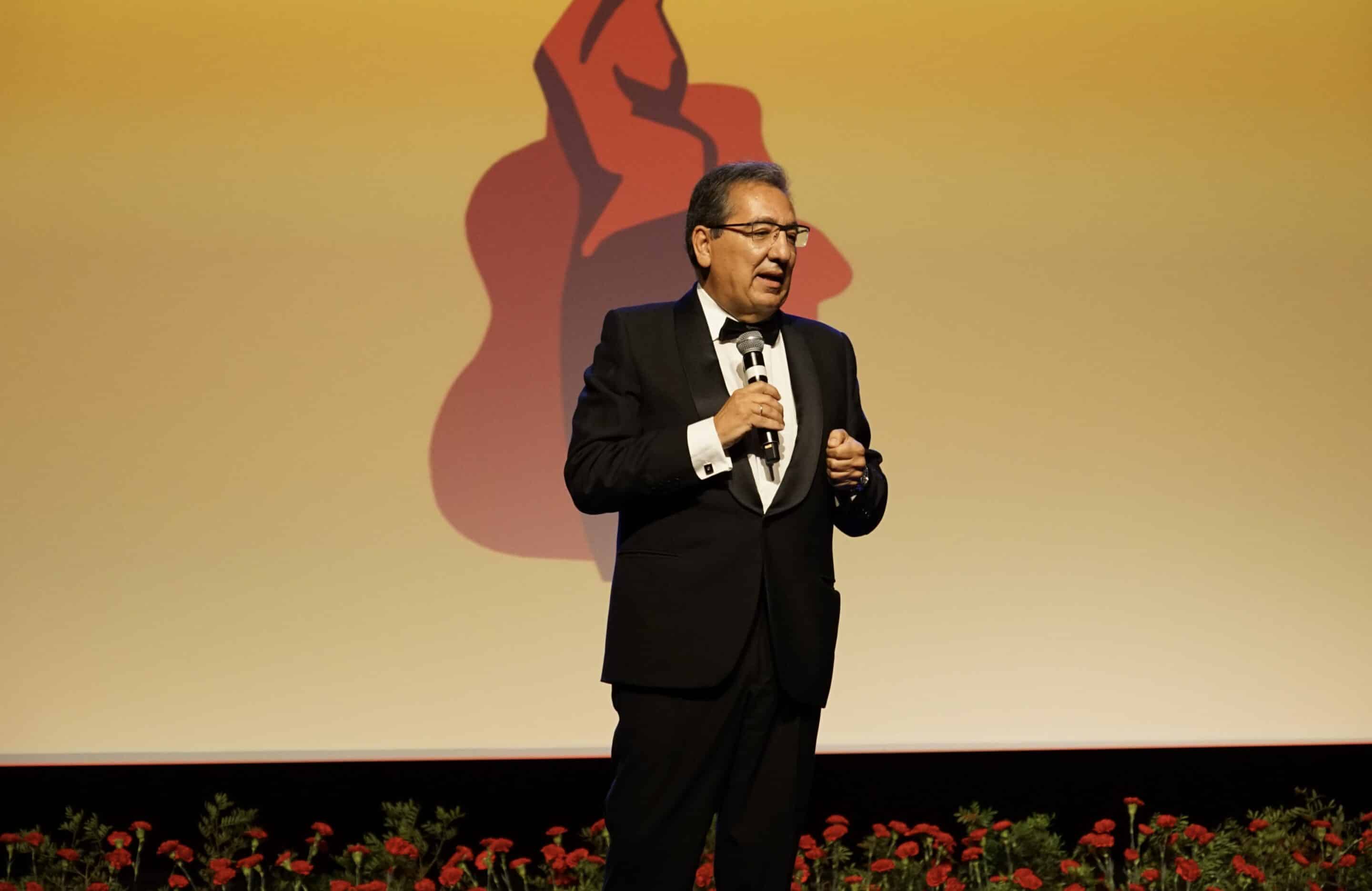 Antonio Pulido en los Premios del Flamenco Cajasol, compromiso con el arte flamenco