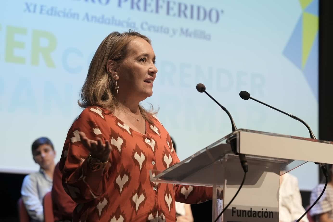 Antonio Pulido, en la entrega de premios Mi libro preferido 2024