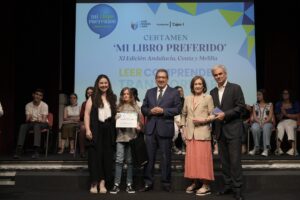 Antonio Pulido, en la entrega de premios Mi libro preferido 2024