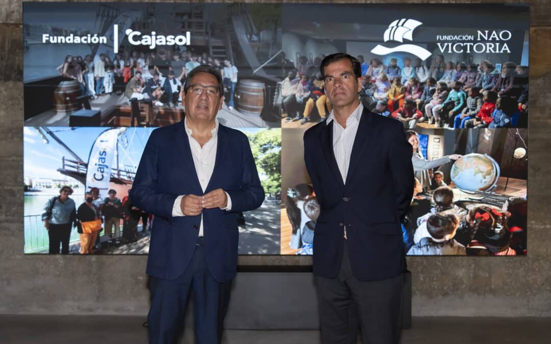 La Fundación Cajasol y la Fundación Nao Victoria acercan la Primera Vuelta al Mundo a colectivos sociales y a la comunidad educativa