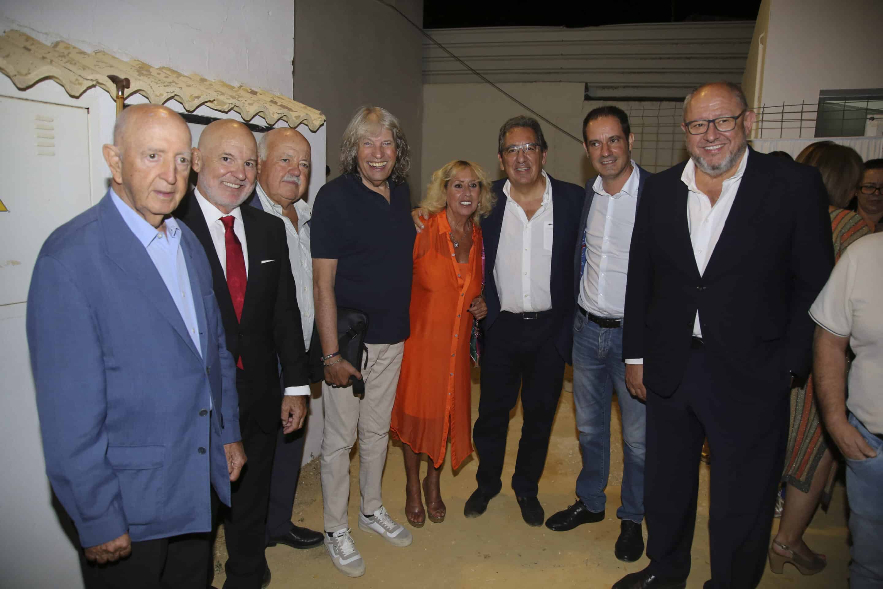 Antonio Pulido en el concierto de José Mercé con Jesús Aguirre, Manuel Torralbo y Julio Criado