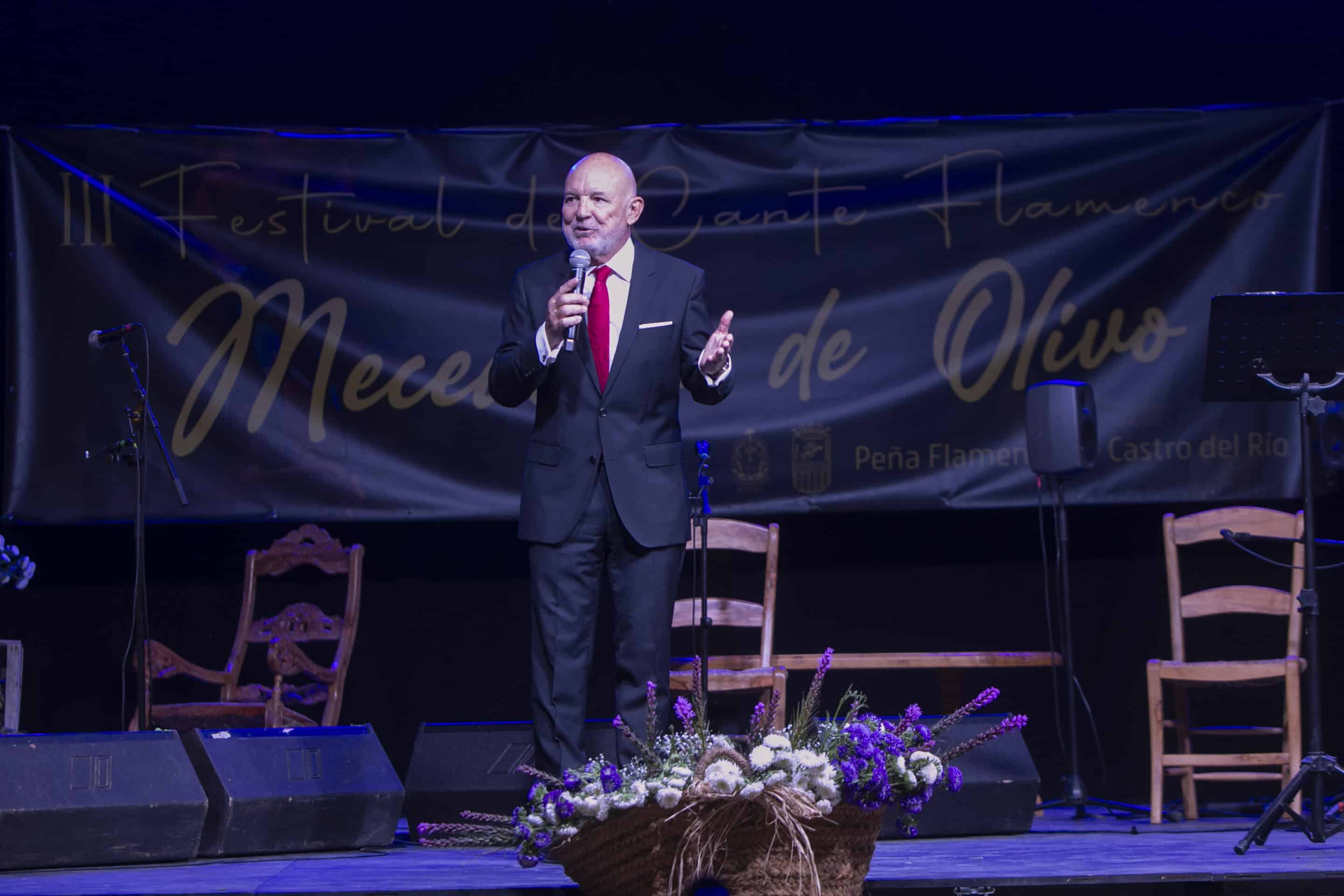 Antonio Pulido en el concierto de José Mercé con Jesús Aguirre, Manuel Torralbo y Julio Criado