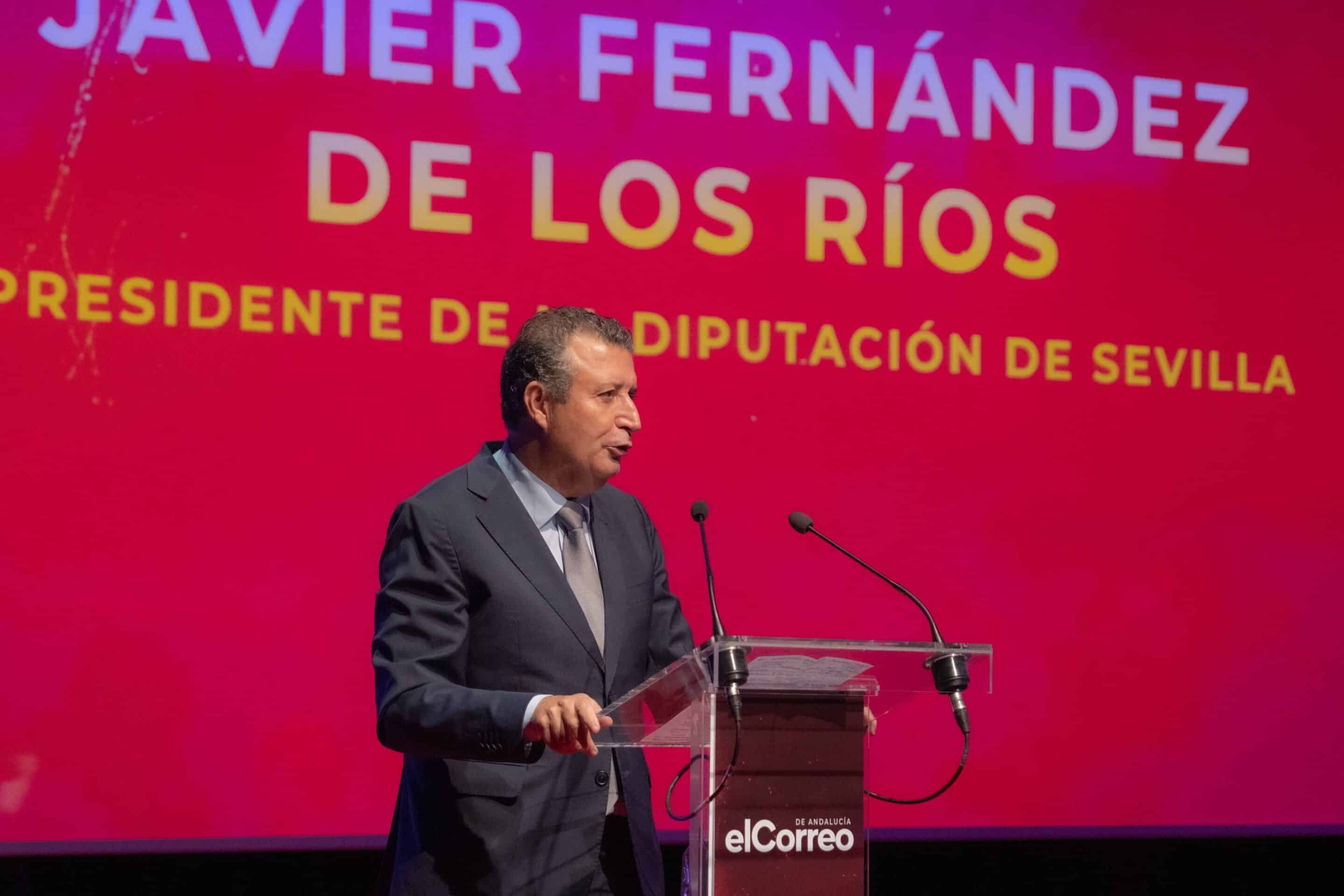 Antonio Pulido en el 125 aniversario de El Correo de Andalucía