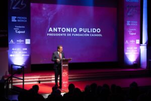 Antonio Pulido en el 125 aniversario de El Correo de Andalucía