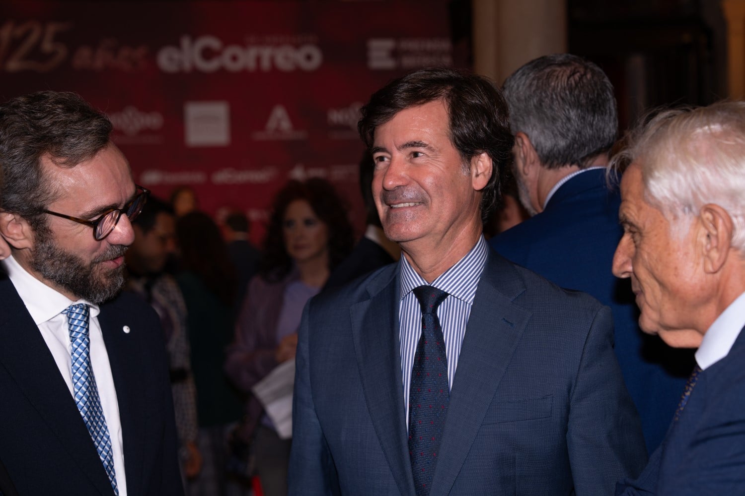 Antonio Pulido en el 125 aniversario de El Correo de Andalucía