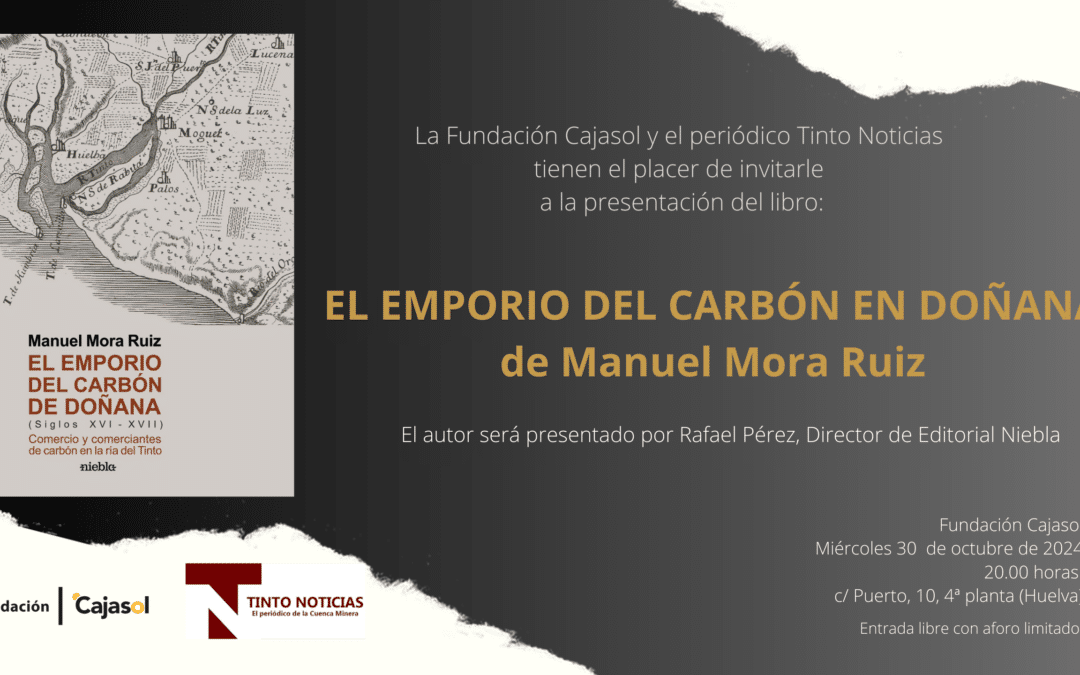 Manuel Mora presenta ‘El emporio del carbón de Doñana’ en Huelva