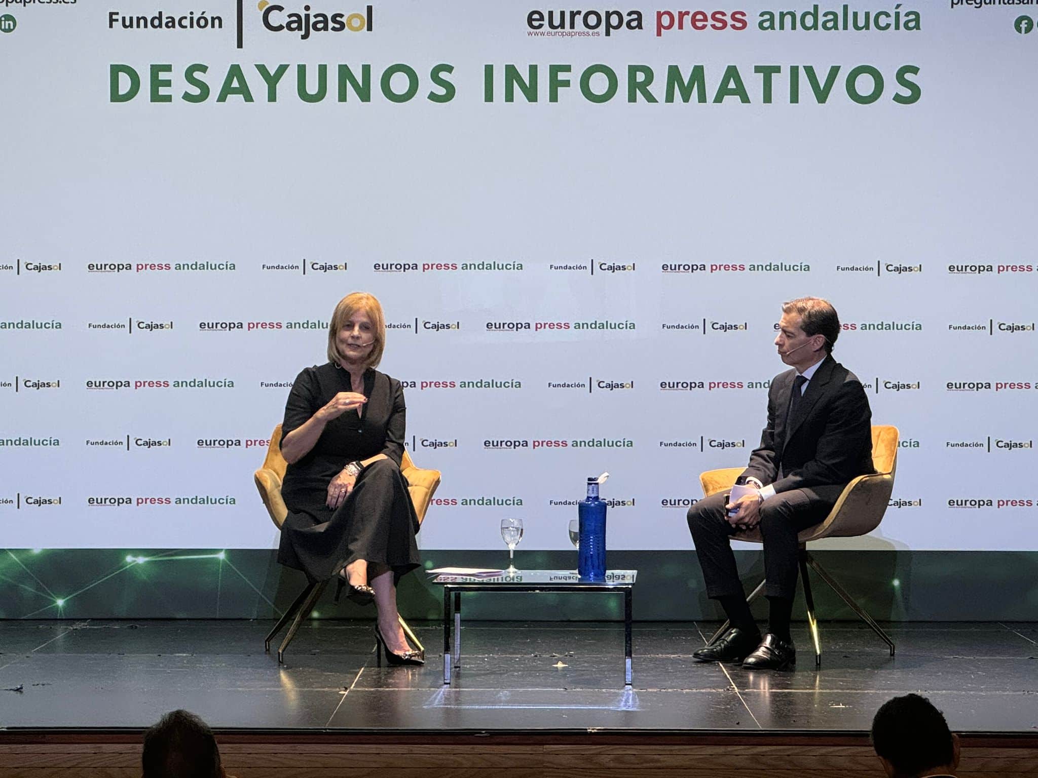 María José Pelayo, alcaldesa de Jerez, en los Desayunos Informativos