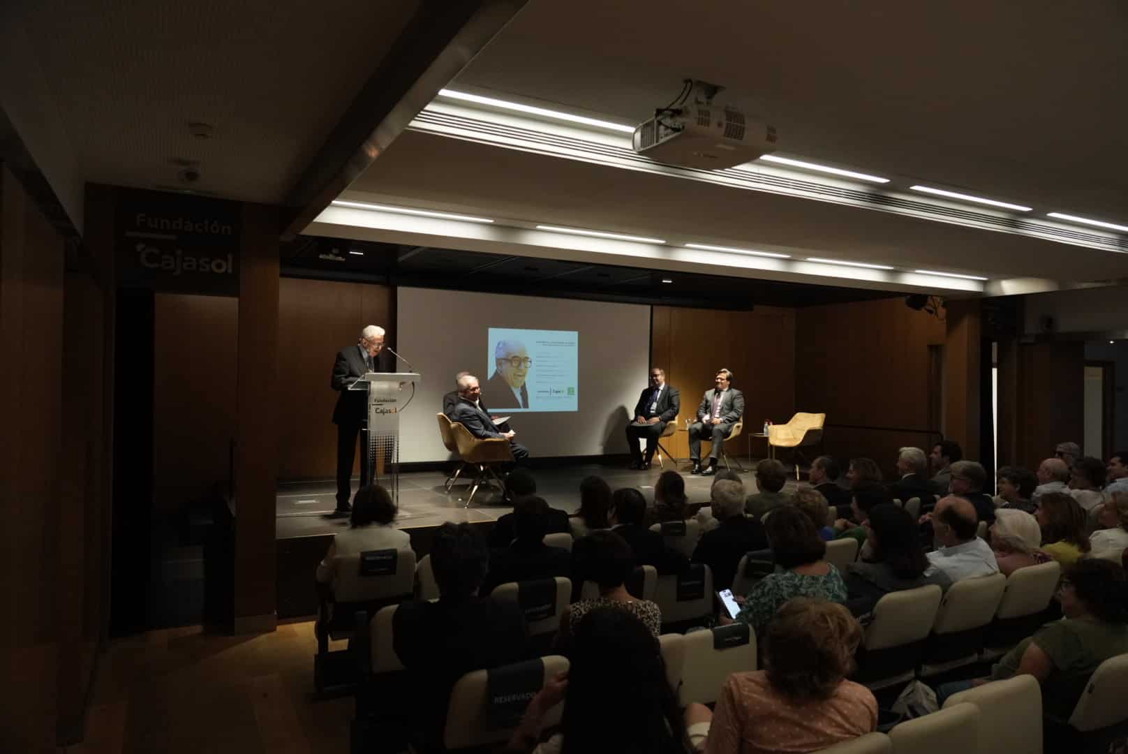 Antonio Pulido en el Homenaje al padre José María Javierre en el centenario de su nacimiento