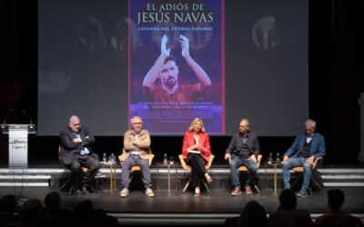 Presentado el libro “El adiós de Jesús Navas” en la Fundación Cajasol