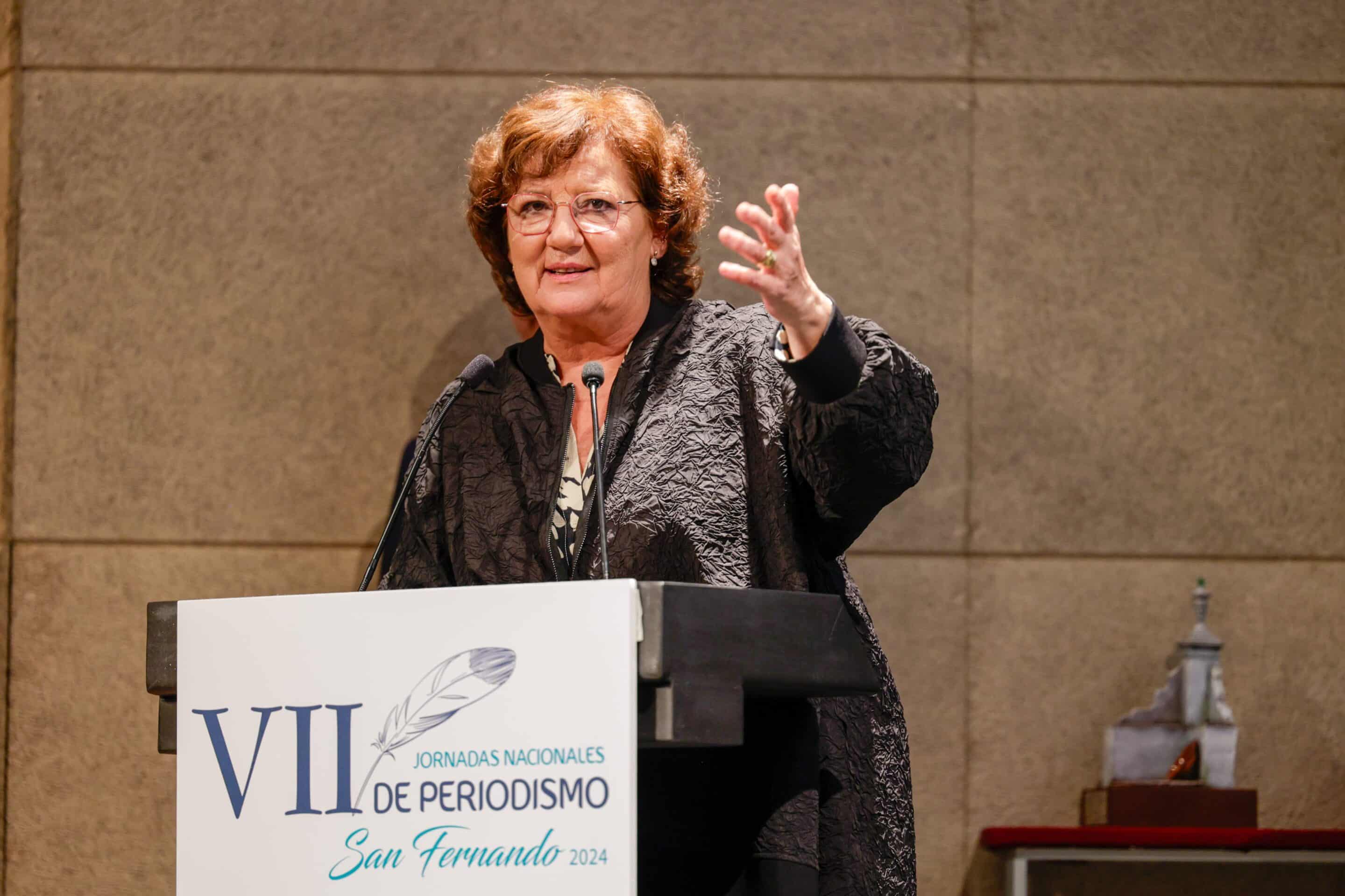 Olga Viza recibe el Premio Nacional de Periodismo Pepe Oneto