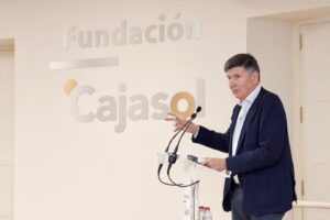 Antonio Pulido en la presentación de La Andalucía de Gala