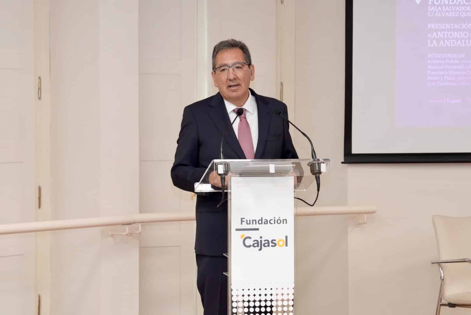 Antonio Pulido en la presentación de La Andalucía de Gala