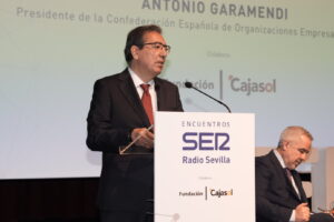 Antonio Pulido en el Encuentro SER con Miguel Rus y Antonio Garamendi