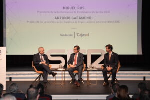 Antonio Pulido en el Encuentro SER con Miguel Rus y Antonio Garamendi