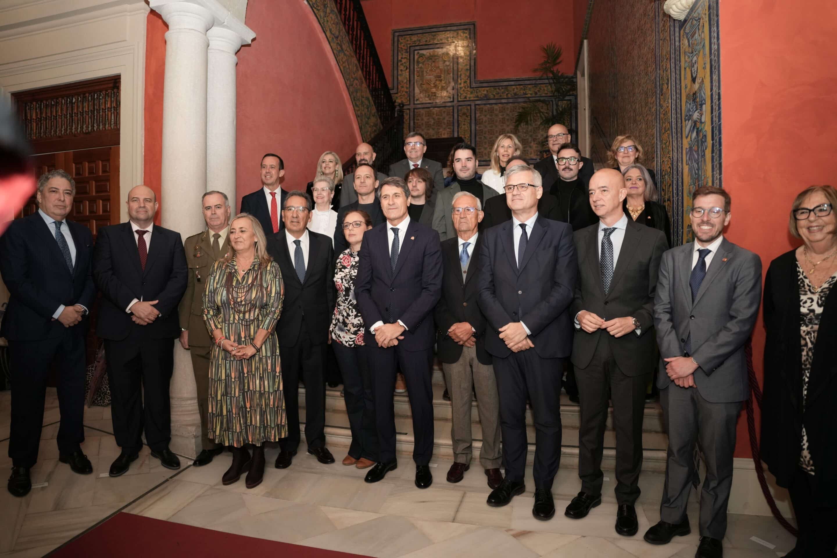 Antonio Pulido en los XX Premios Plaza de España en la Fundación Cajasol