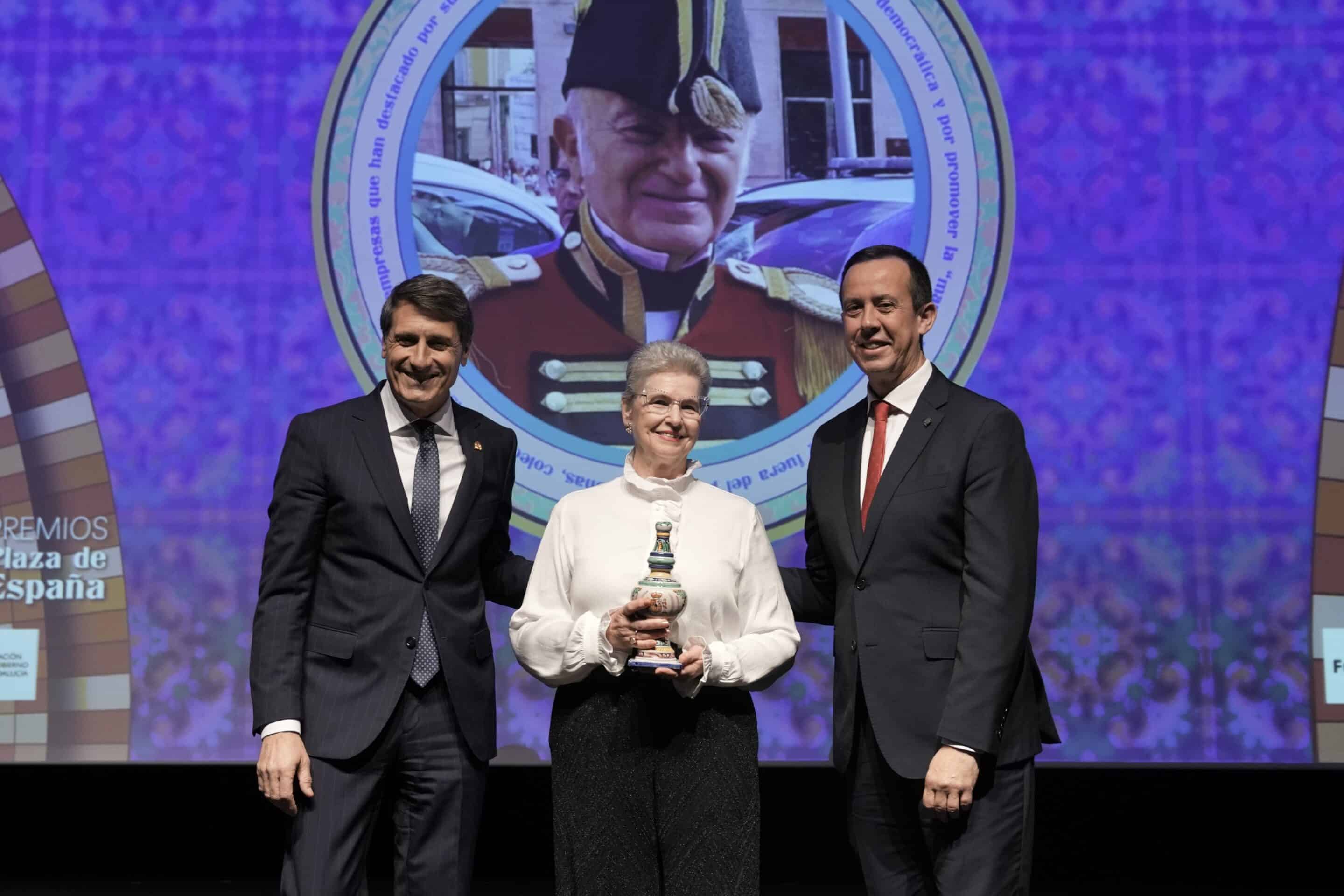 Antonio Pulido en los XX Premios Plaza de España en la Fundación Cajasol