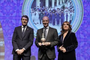 Antonio Pulido en los XX Premios Plaza de España en la Fundación Cajasol