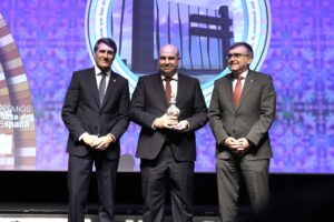 Antonio Pulido en los XX Premios Plaza de España en la Fundación Cajasol