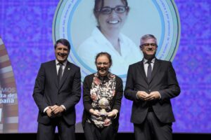 Antonio Pulido en los XX Premios Plaza de España en la Fundación Cajasol