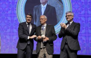 Antonio Pulido en los XX Premios Plaza de España en la Fundación Cajasol