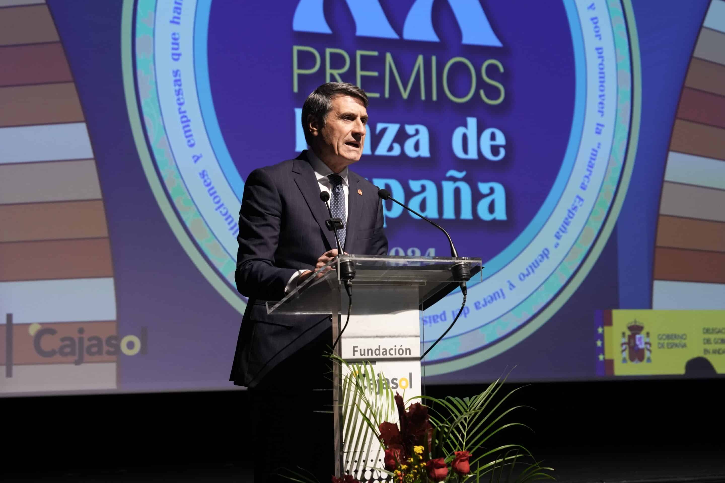 Antonio Pulido en los XX Premios Plaza de España en la Fundación Cajasol