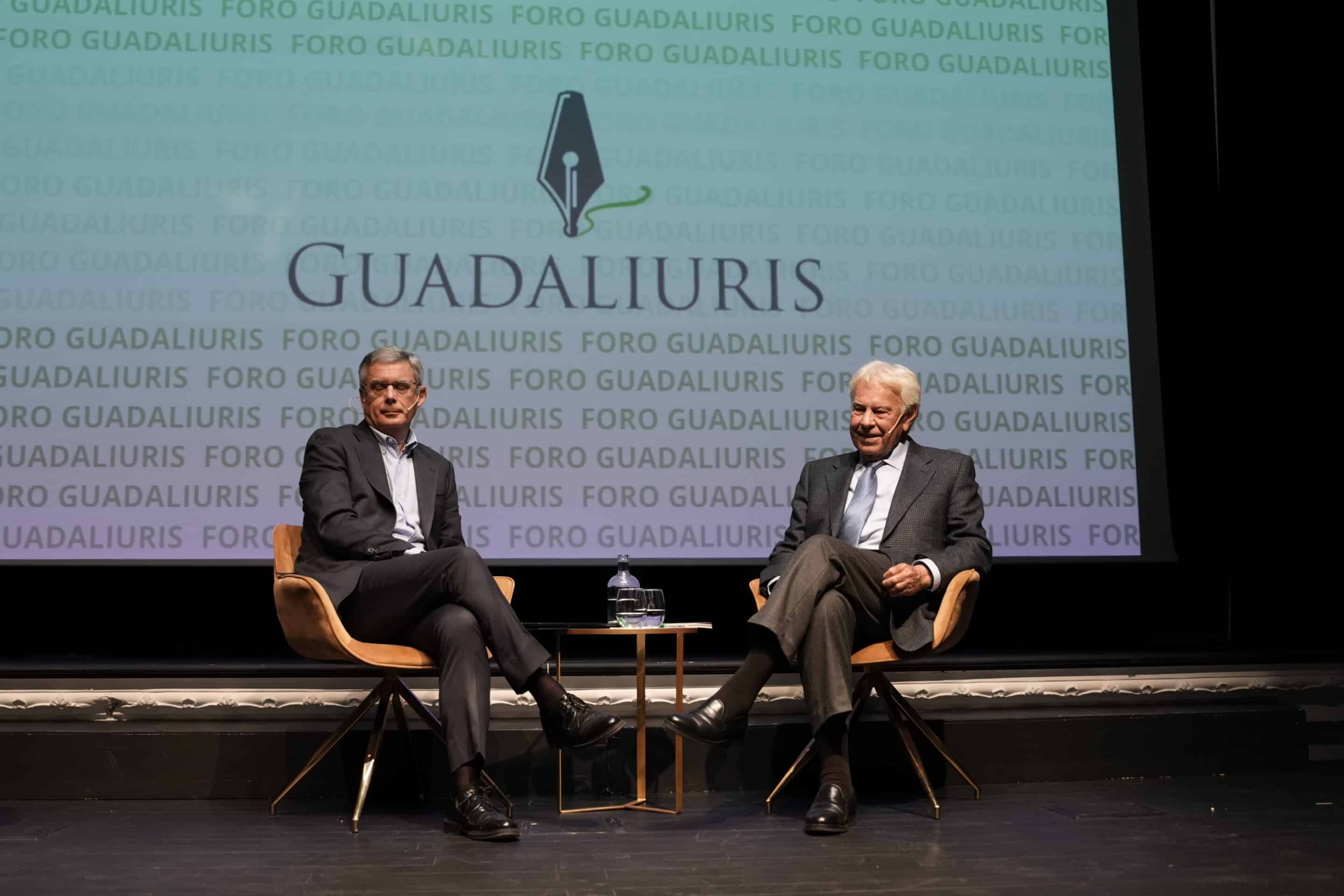 Foro Guadaliuris con Antonio Pulido y Felipe González