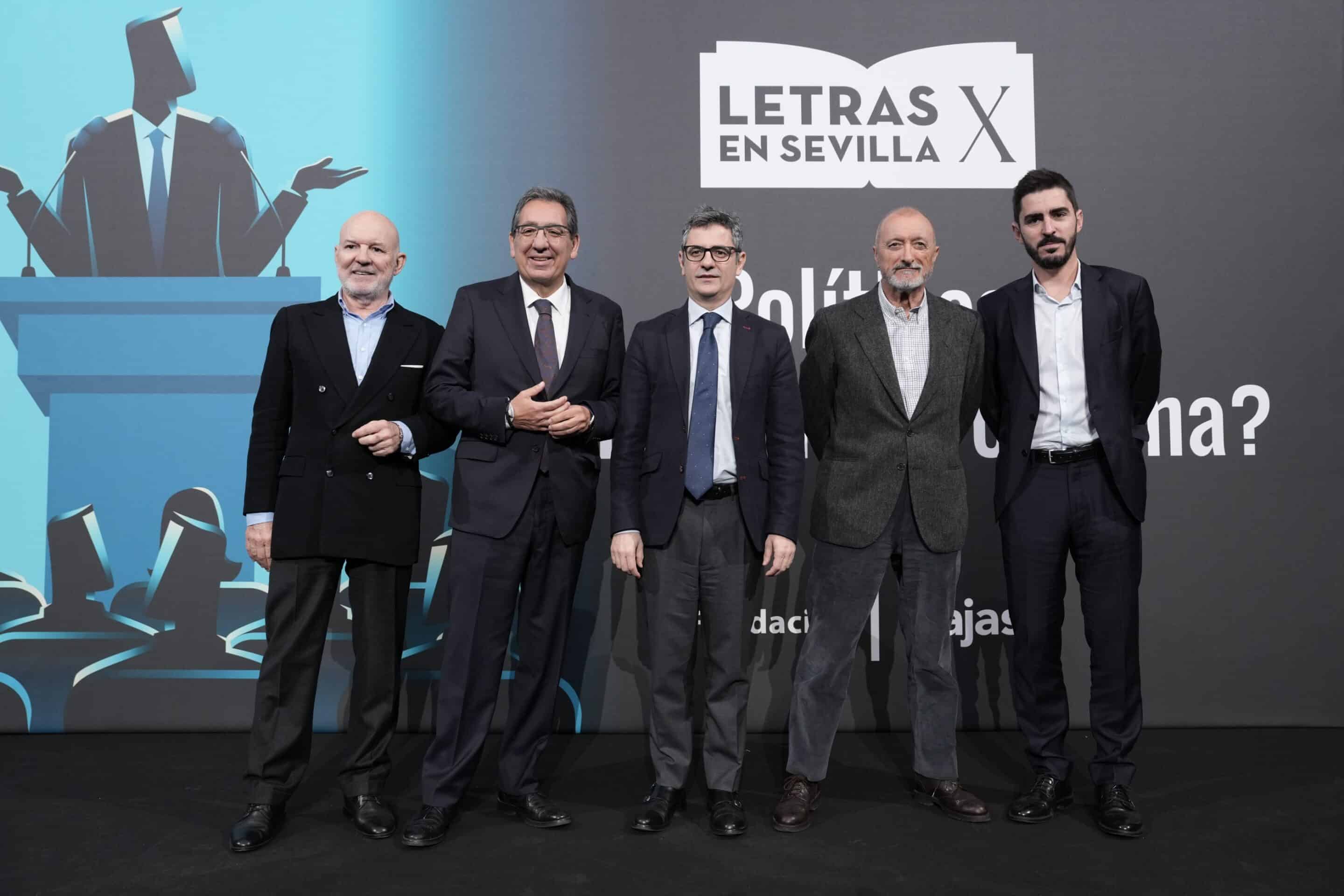 X edición de "Letras en Sevilla": Políticos: ¿solución o problema?