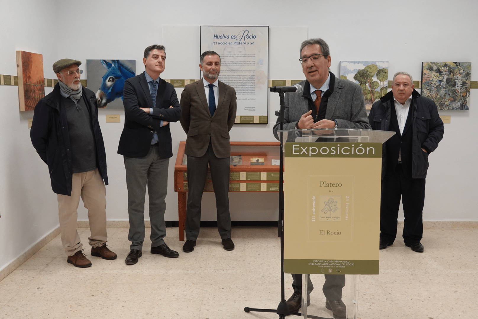 La Fundación Cajasol inaugura una exposición inspirada en la obra de Juan Ramón Jiménez y la devoción rociera