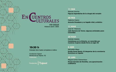 VIII Ciclo de Encuentros Culturales en la Fundación Cajasol en Córdoba