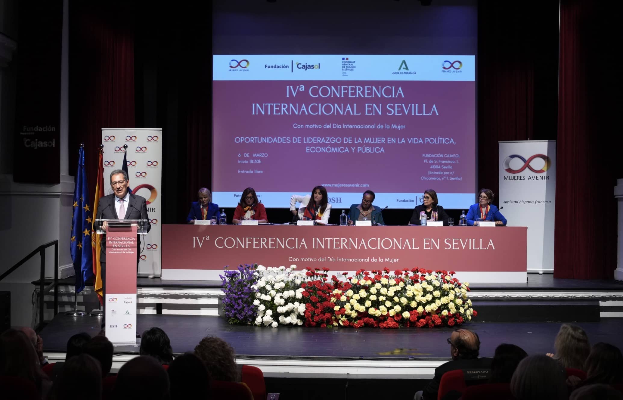 Antonio Pulido asiste a la IV Conferencia Internacional en Sevilla de Mujeres Avenir