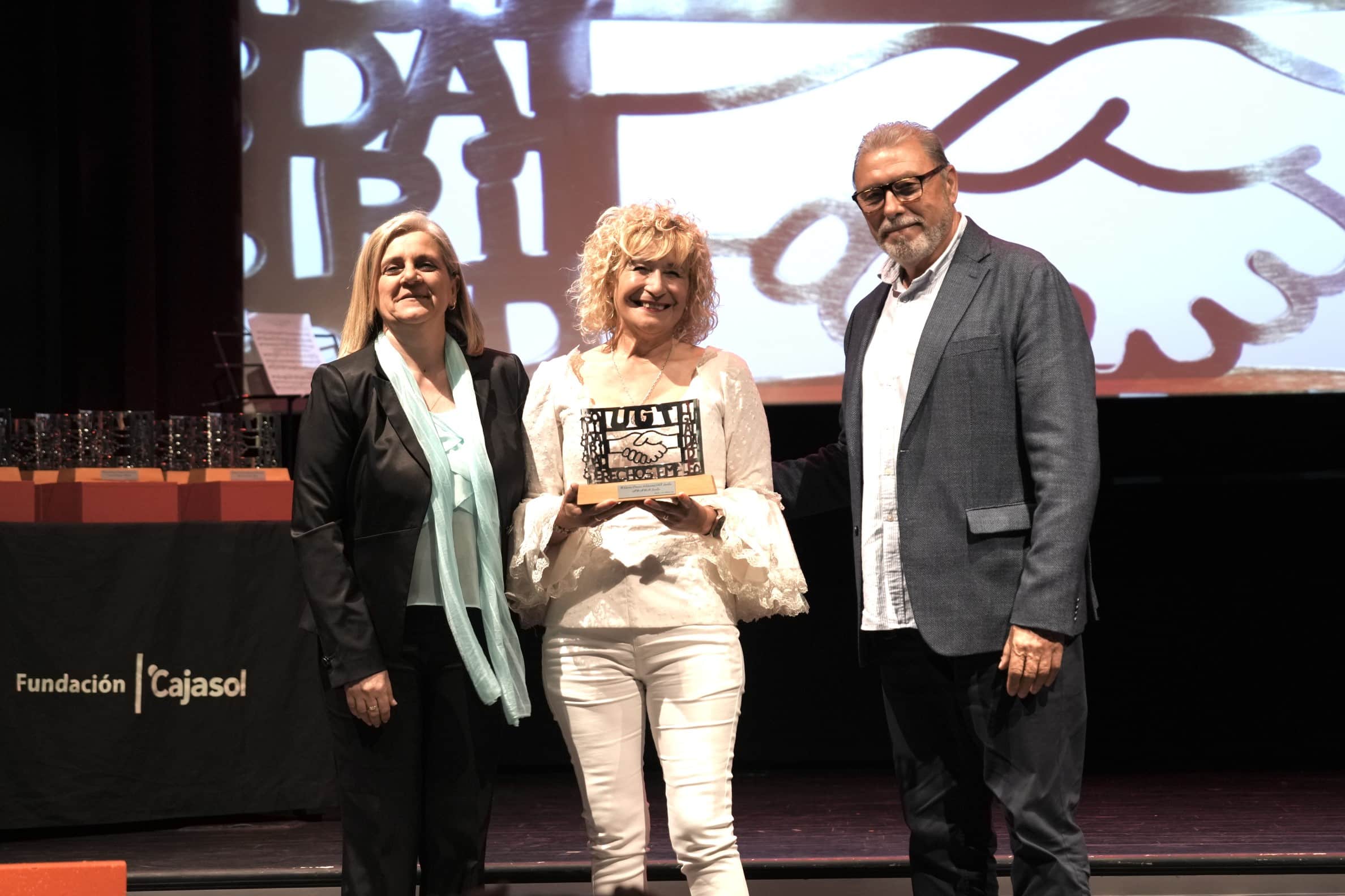 Antonio Pulido en los VI edición de los Premios Solidaridad de UGT Sevilla
