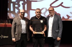 Antonio Pulido en los VI edición de los Premios Solidaridad de UGT Sevilla