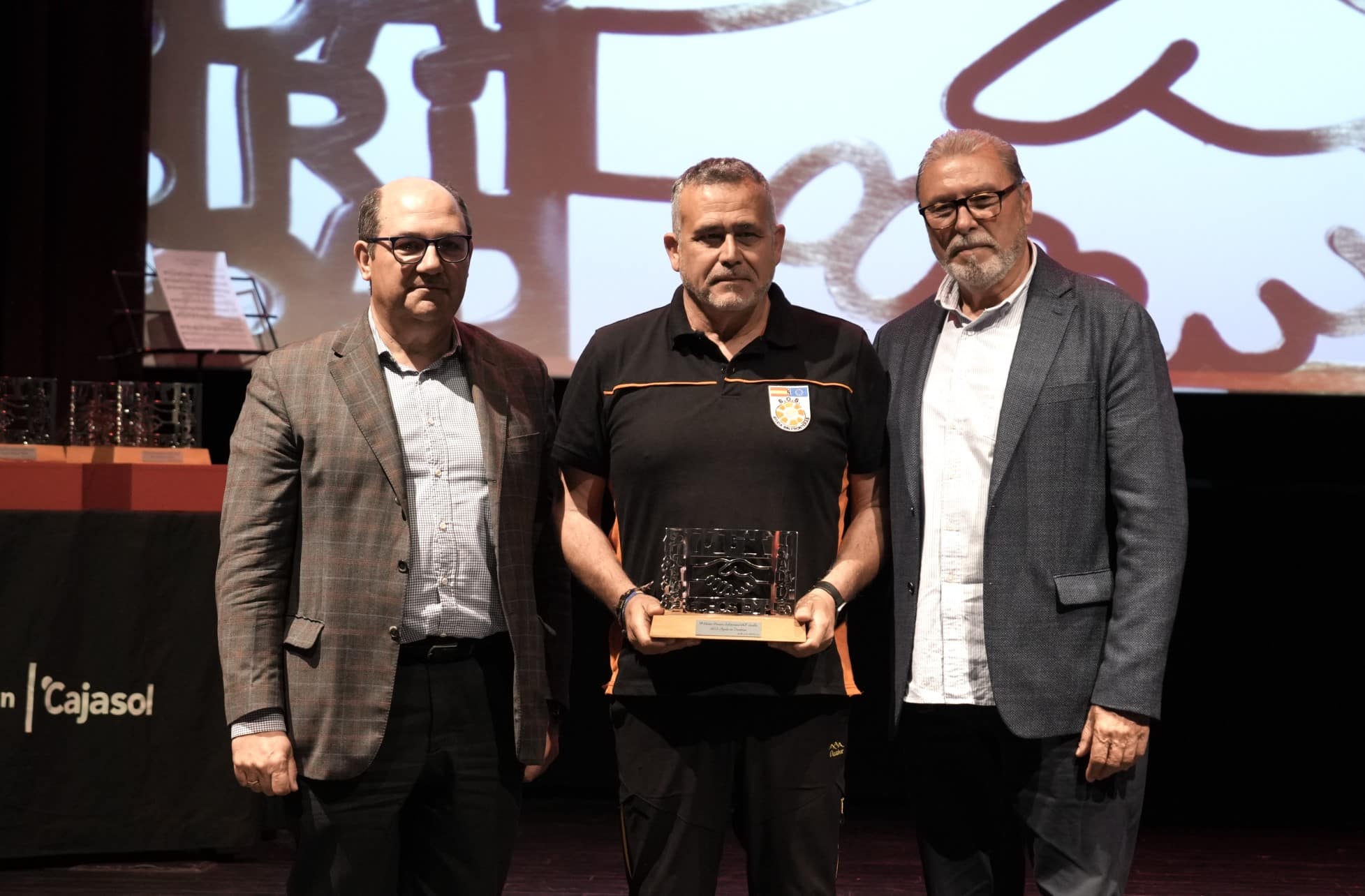 Antonio Pulido en los VI edición de los Premios Solidaridad de UGT Sevilla