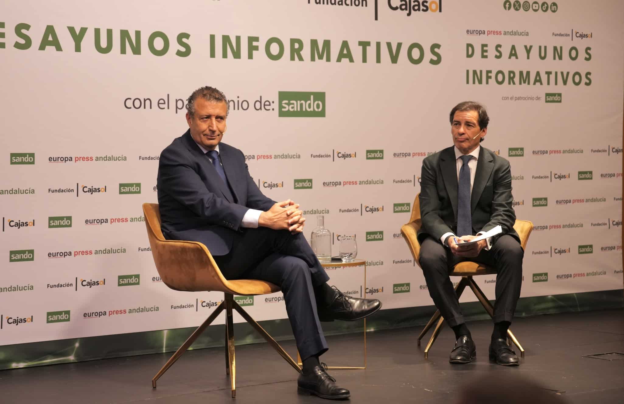 Antonio Pulido, en los Desayunos Informativos de Europa Press con Javier Fernández