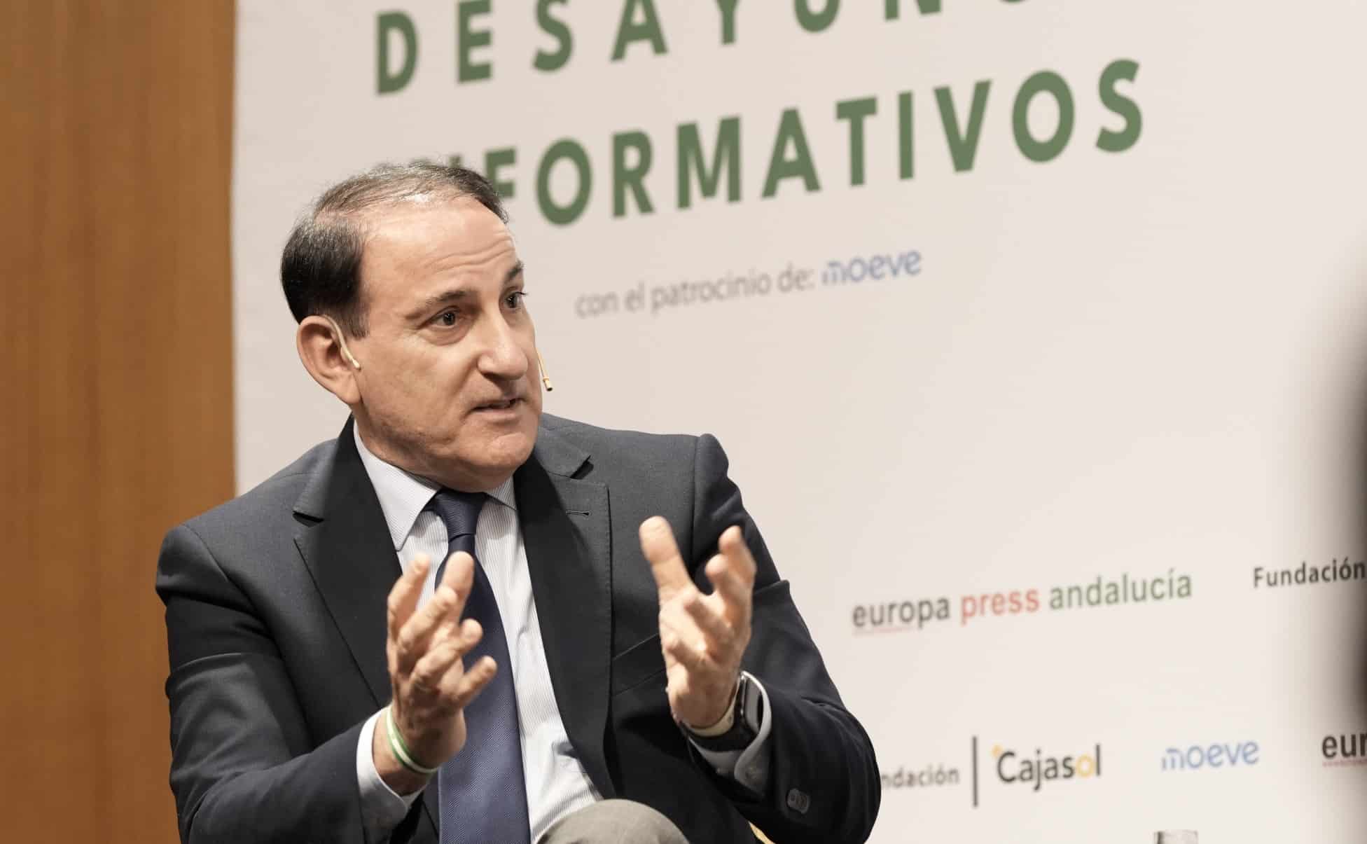 Antonio Pulido participa en Empleo en Andalucía: claves en el Desayuno Informativo de Europa Press