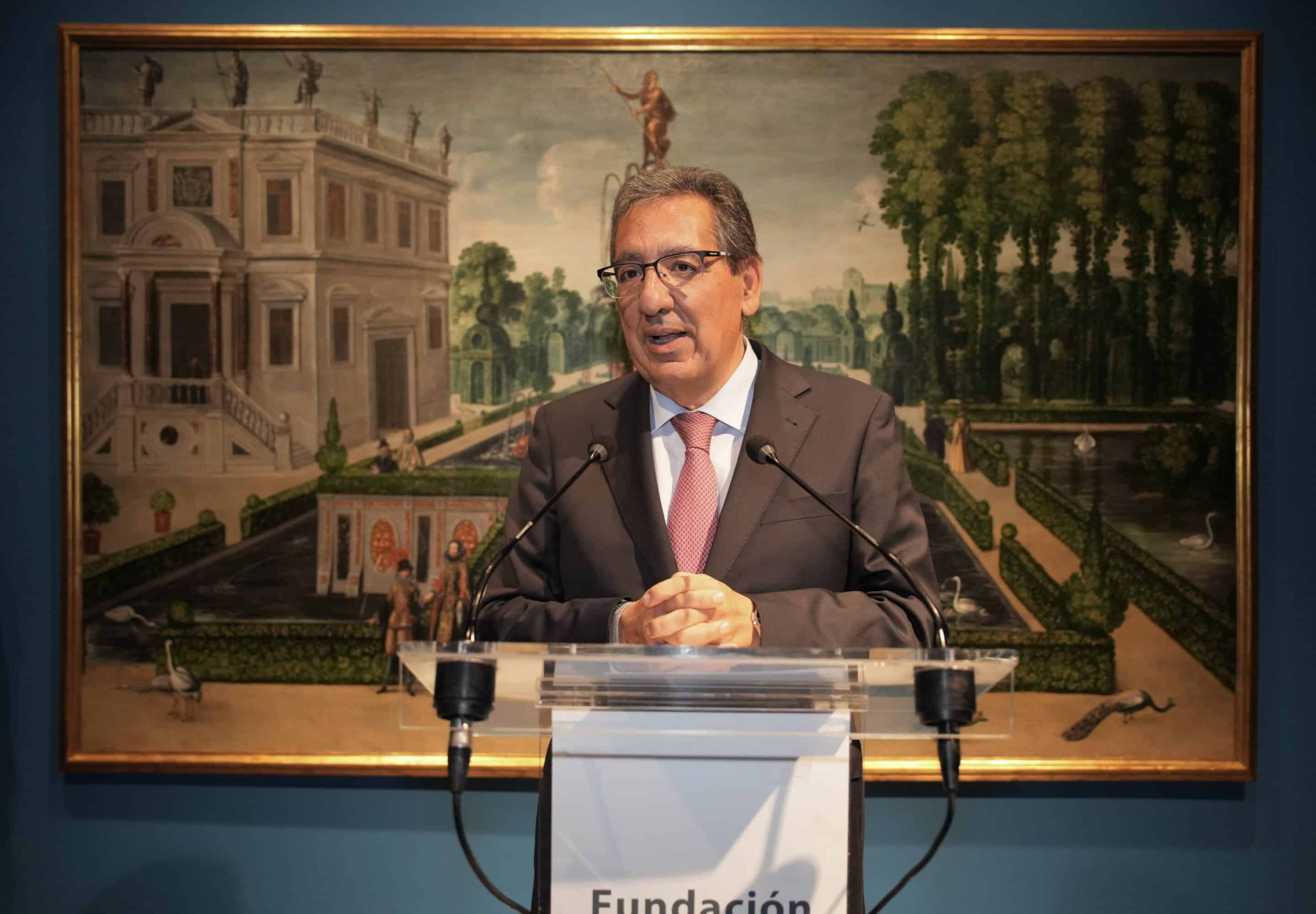 Antonio Pulido inaugura la Exposición "La Naturaleza en el Arte. Colección Abelló" en Sevilla