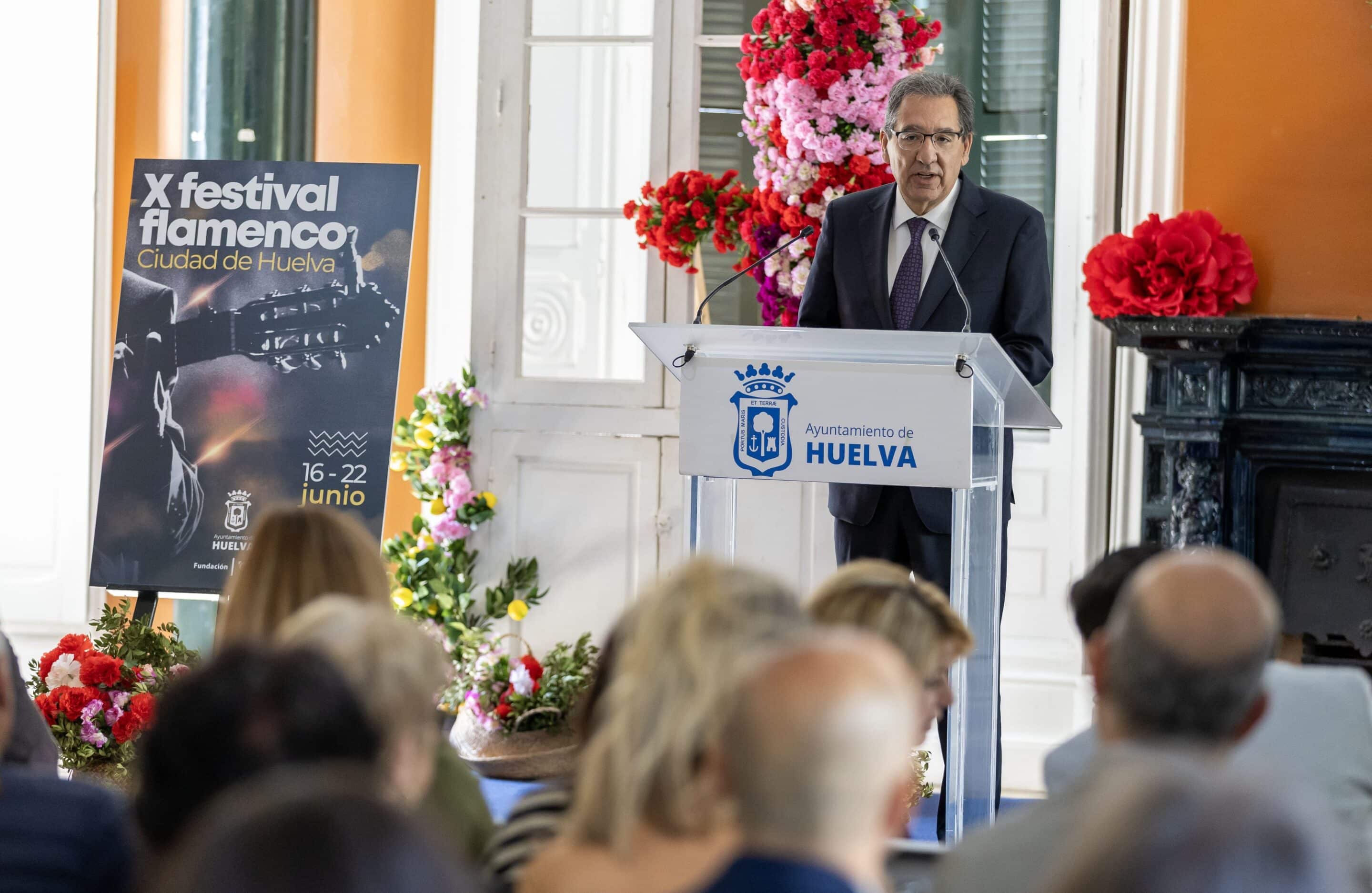Antonio Pulido y Pilar Miranda presentan la décima edición del Festival Flamenco Ciudad de Huelva