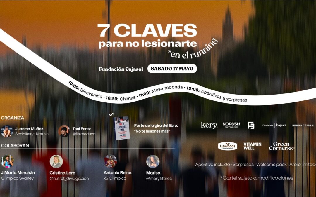 Evento fitness en Fundación Cajasol: "7 claves para no lesionarte en el running"