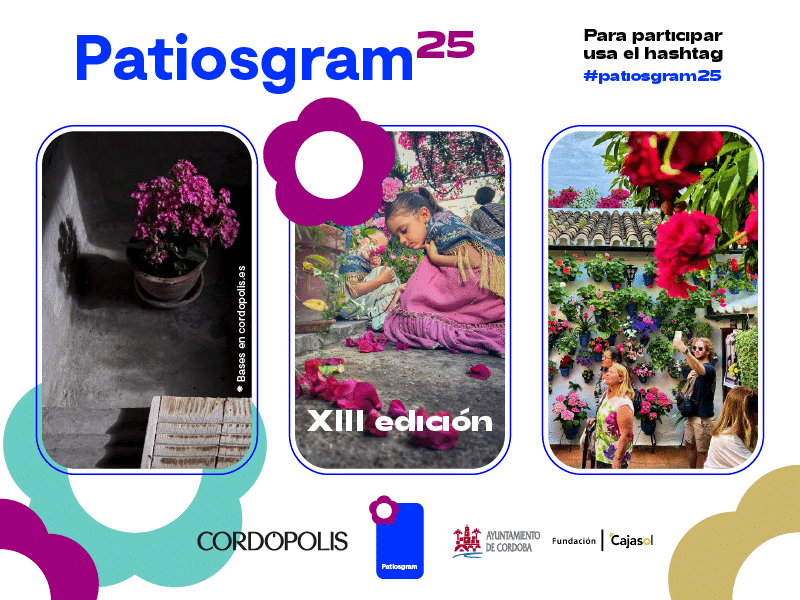 Concurso #Patiosgram25: Participa en Instagram y gana premios fotografiando los Patios de Córdoba